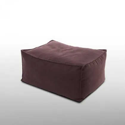 Pouf Soffice in tessuto imbottito con polistirolo di Salvetti