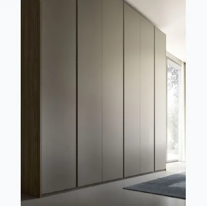 Armadio con ante battenti Quadro Gola finitura grey di S75