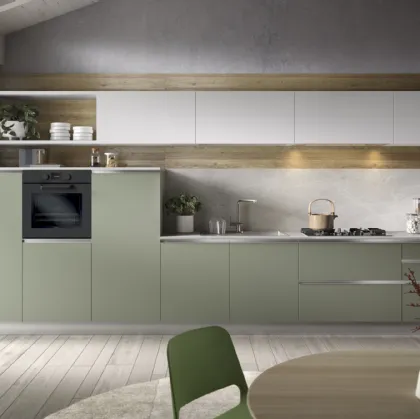 Cucina Moderna lineare York composizione 01 di Essebi