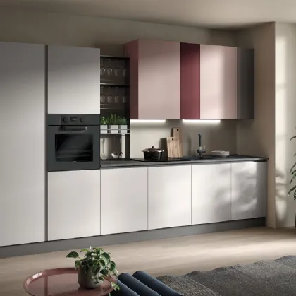 Cucina Moderna lineare York composizione 03 di Essebi